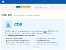 Tablet Screenshot of demo.cdr-stats.org